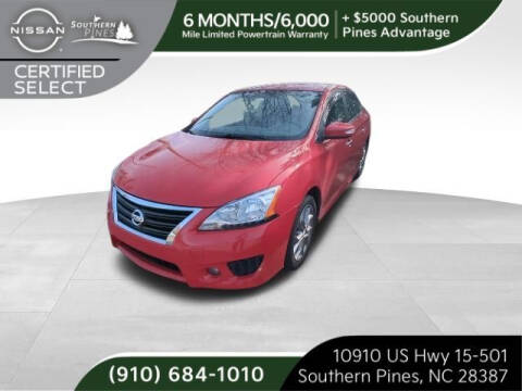 2015 Nissan Sentra for sale at PHIL SMITH AUTOMOTIVE GROUP - Pinehurst Nissan Kia in Southern Pines NC