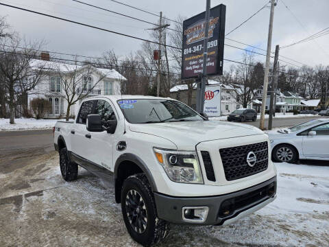 2017 Nissan Titan for sale at Harborcreek & North East Auto Gallery in Harborcreek PA