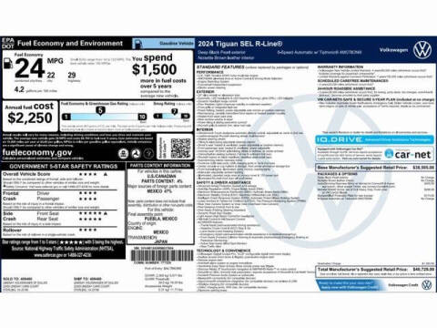 2024 Volkswagen Tiguan SEL R-Line 4Motion