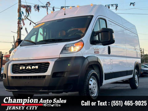 2021 RAM ProMaster for sale at CHAMPION AUTO SALES OF JERSEY CITY in Jersey City NJ