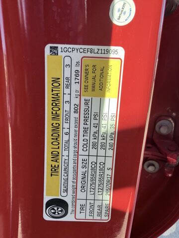 2020 Chevrolet Silverado 1500