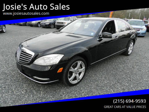 2010 Mercedes-Benz S-Class for sale at Josie's Auto Sales in Gilbertsville PA