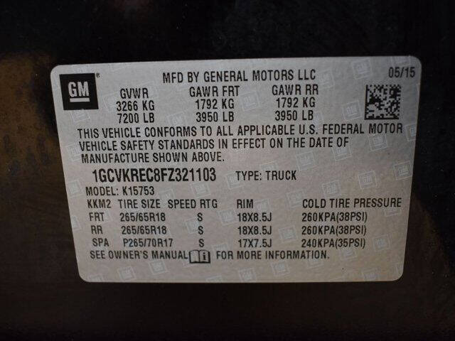 2015 Chevrolet Silverado 1500