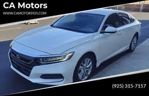 2019 Honda Accord for sale at CA Motors in Livermore CA
