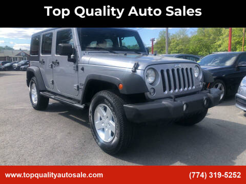 2014 Jeep Wrangler Unlimited for sale at Top Quality Auto Sales in Westport MA