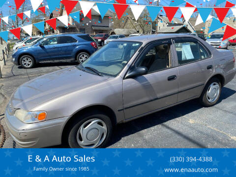 1999 Toyota Corolla for sale at E & A Auto Sales in Warren OH