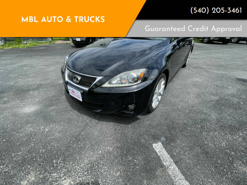 2012 Lexus IS 250 for sale at MBL Auto & TRUCKS in Woodford VA