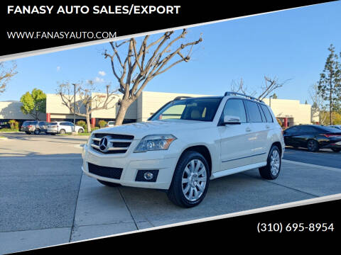 2010 Mercedes-Benz GLK for sale at FANASY AUTO SALES/EXPORT in Yorba Linda CA