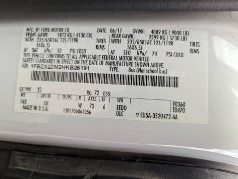 2017 Ford Transit