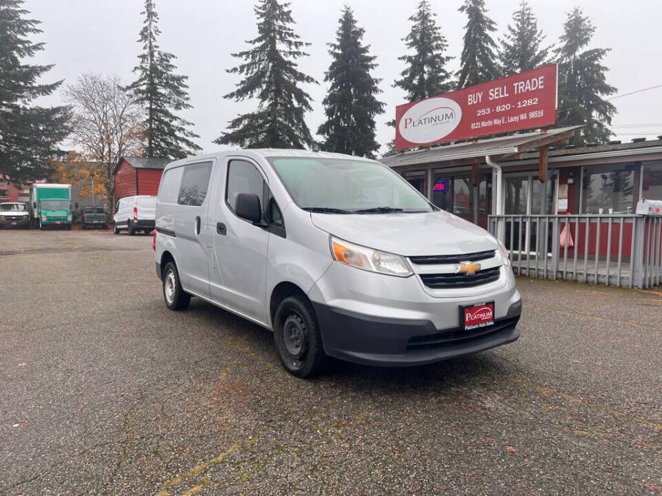 2015 Chevrolet City Express for sale at PLATINUM AUTO SALES INC in Lacey, WA