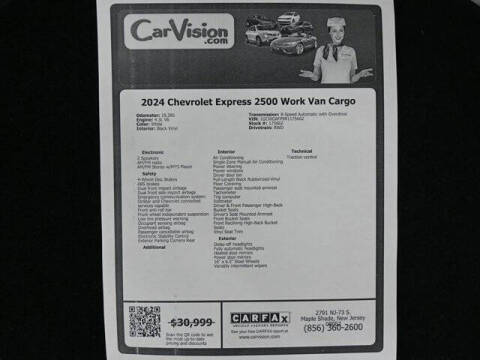 2024 Chevrolet Express 2500