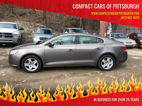 2011 Buick LaCrosse for sale at Compact Cars of Pittsburgh in Pittsburgh PA