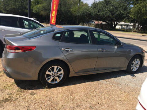 2016 Kia Optima for sale at R and L Sales of Corsicana in Corsicana TX