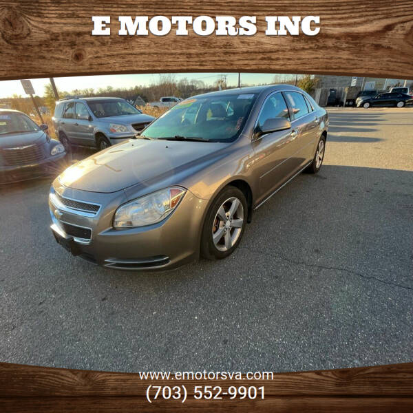 2012 Chevrolet Malibu for sale at E Motors INC in Vienna VA