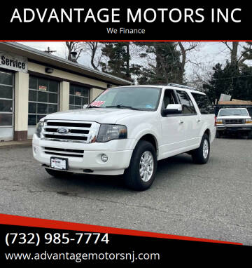 2013 Ford Expedition EL for sale at ADVANTAGE MOTORS INC in Edison NJ