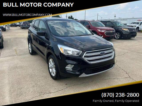 2019 Ford Escape for sale at BULL MOTOR COMPANY in Wynne AR