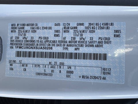 2025 Ford Escape Active