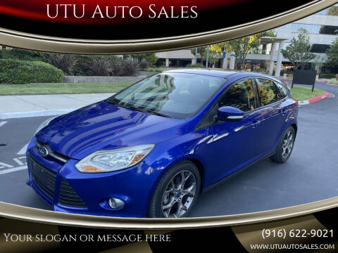 2014 Ford Focus for sale at UTU Auto Sales in Sacramento CA