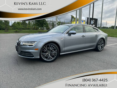 2016 Audi A7 for sale at Kevin's Kars LLC in Richmond VA