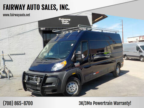 2018 RAM ProMaster for sale at FAIRWAY AUTO SALES, INC. in Melrose Park IL
