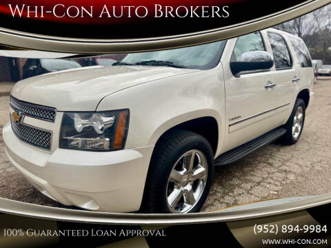 2013 Chevrolet Tahoe for sale at Whi-Con Auto Brokers in Shakopee MN