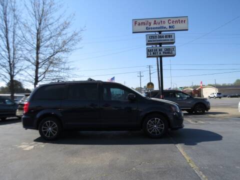 2017 Dodge Grand Caravan for sale at FAMILY AUTO CENTER in Greenville NC