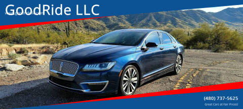 2017 Lincoln MKZ Hybrid for sale at GoodRide LLC in Phoenix AZ