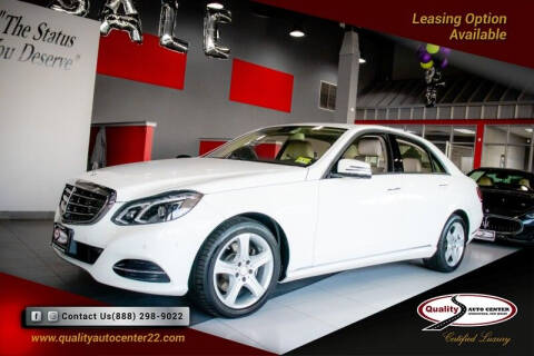 2016 Mercedes-Benz E-Class for sale at Quality Auto Center of Springfield in Springfield NJ