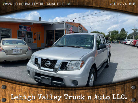 2012 Nissan Frontier for sale at Lehigh Valley Truck n Auto LLC. in Schnecksville PA