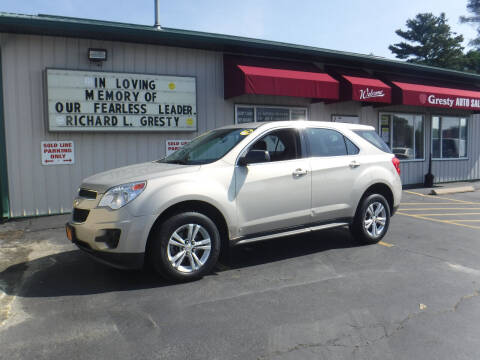 2010 Chevrolet Equinox for sale at GRESTY AUTO SALES in Loves Park IL