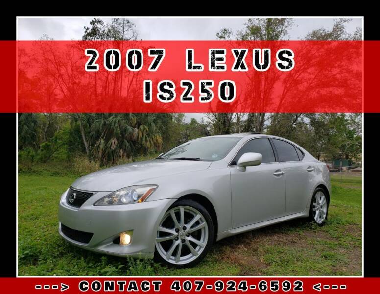 2007 Lexus IS 250 for sale at AFFORDABLE ONE LLC in Orlando FL