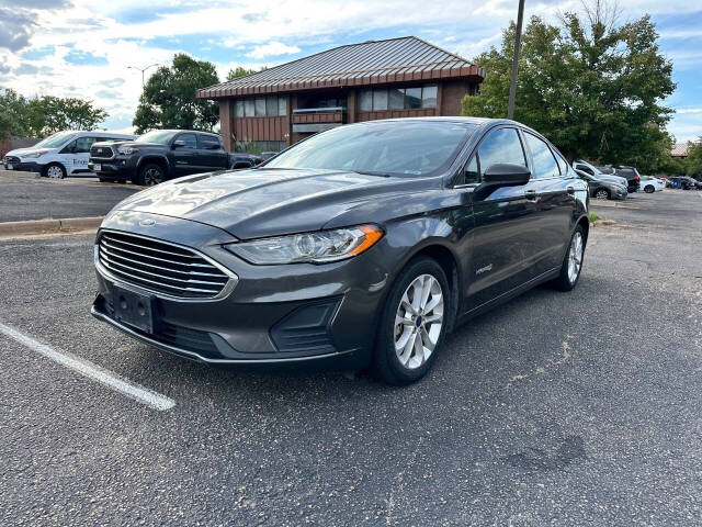 2019 Ford Fusion Hybrid for sale at AMZ Autos, LLC in Denver, CO