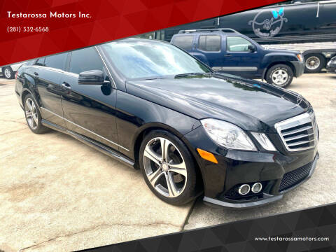 2010 Mercedes-Benz E-Class for sale at Testarossa Motors Inc. in League City TX
