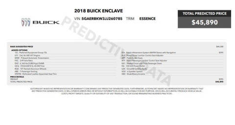 2018 Buick Enclave Essence