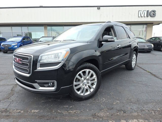 Used 2016 GMC Acadia SLT-1 with VIN 1GKKRRKD7GJ158511 for sale in Bellefontaine, OH