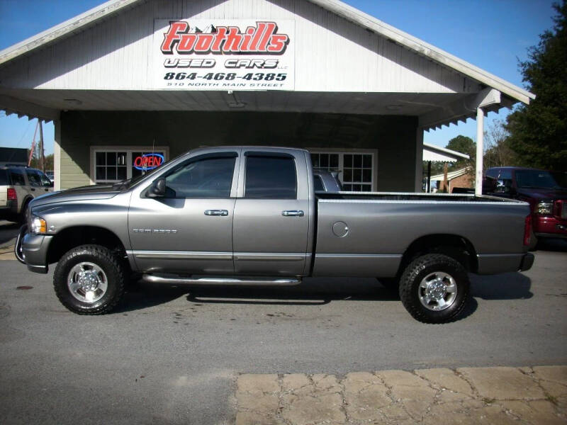 2005 Dodge Ram Pickup 2500 for sale at Foothills Used Cars LLC in Campobello SC