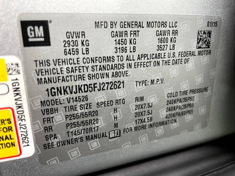 2015 Chevrolet Traverse LTZ