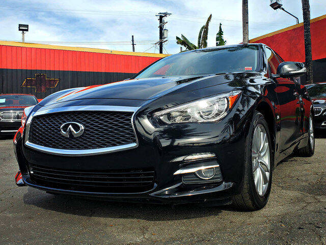 2015 Infiniti Q50 for sale at Carzone Automall in South Gate CA