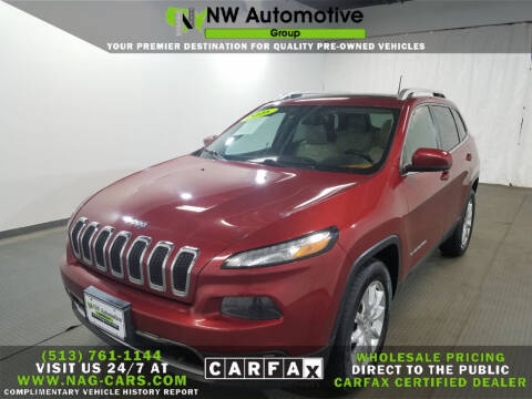 2016 Jeep Cherokee for sale at NW Automotive Group in Cincinnati OH