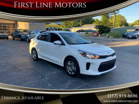 2020 Kia Rio for sale at First Line Motors in Brownsburg IN
