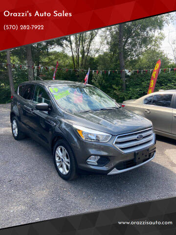 2019 Ford Escape for sale at Orazzi's Auto Sales in Greenfield Township PA