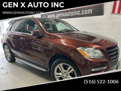 2015 Mercedes-Benz M-Class for sale at GEN X AUTO INC in Islip NY