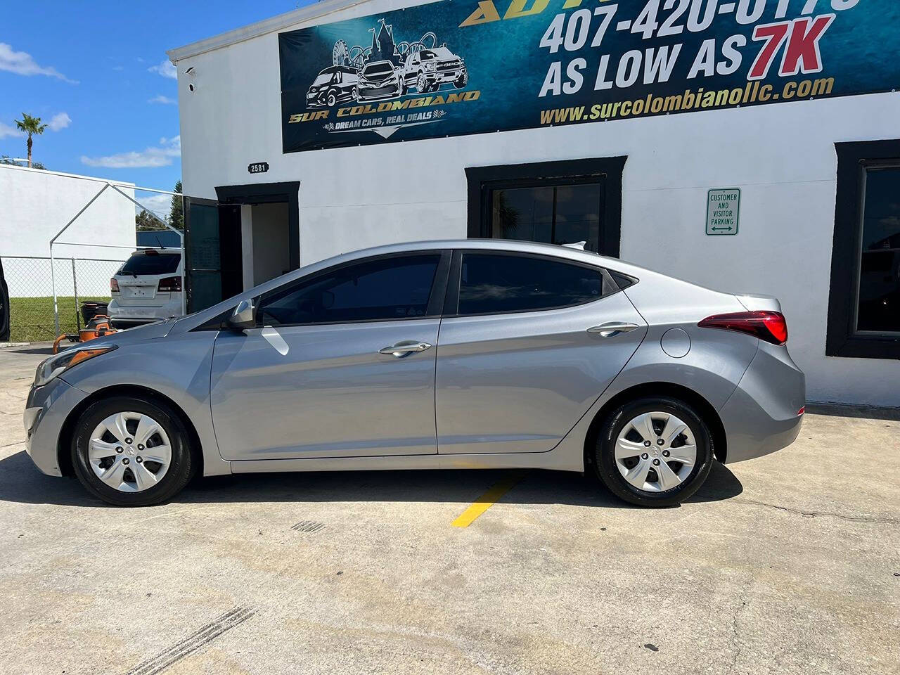 2016 Hyundai ELANTRA for sale at SUR Colombiano LLC in Kissimmee, FL