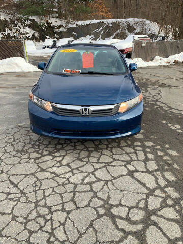 2012 Honda Civic for sale at ALAN SCOTT AUTO REPAIR in Brattleboro VT