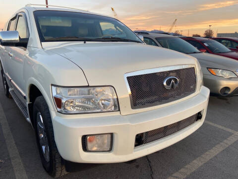 2007 Infiniti QX56 for sale at BELOW BOOK AUTO SALES in Idaho Falls ID