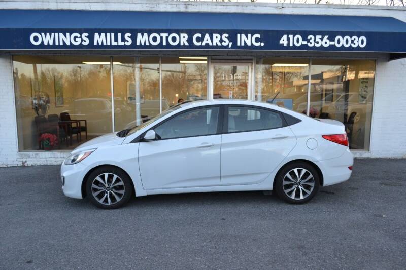 2017 Hyundai Accent for sale at Owings Mills Motor Cars in Owings Mills MD