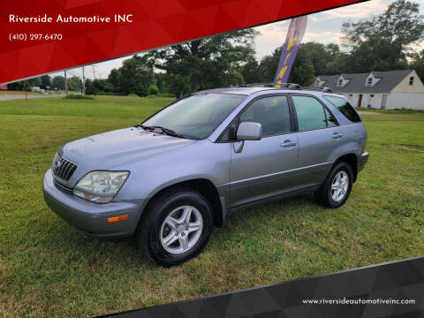 2001 Lexus RX 300 for sale at Riverside Automotive INC in Aberdeen MD