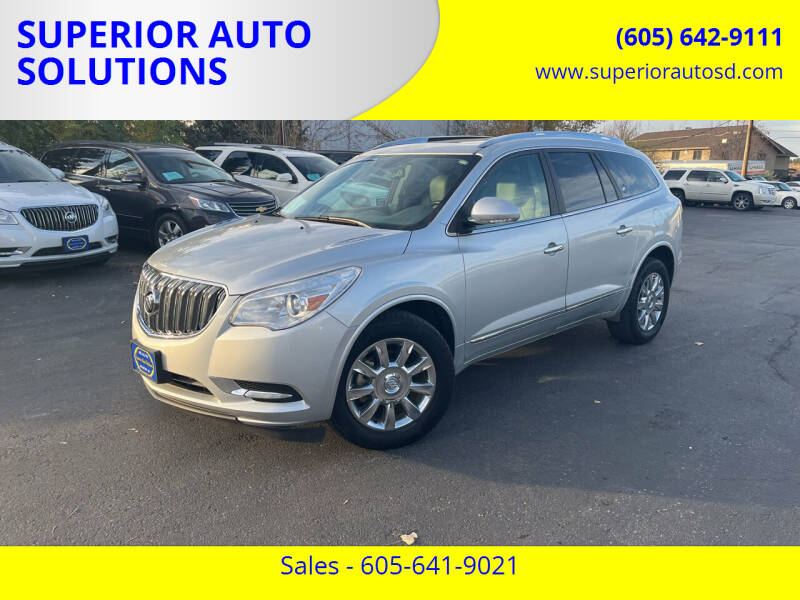 2013 Buick Enclave for sale at SUPERIOR AUTO SOLUTIONS in Spearfish SD