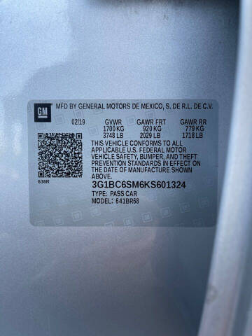 2019 Chevrolet Cruze LS