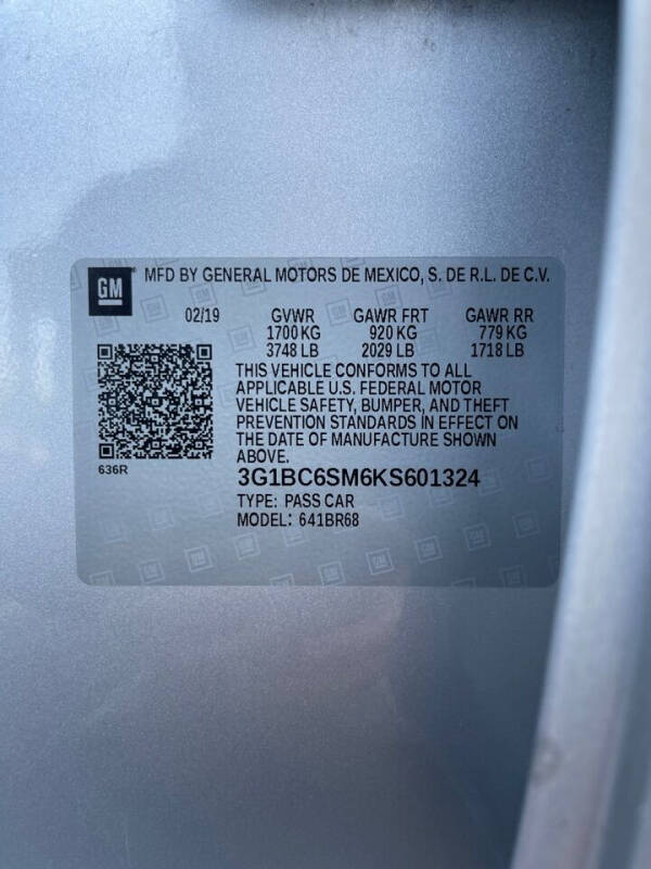 2019 Chevrolet Cruze LS